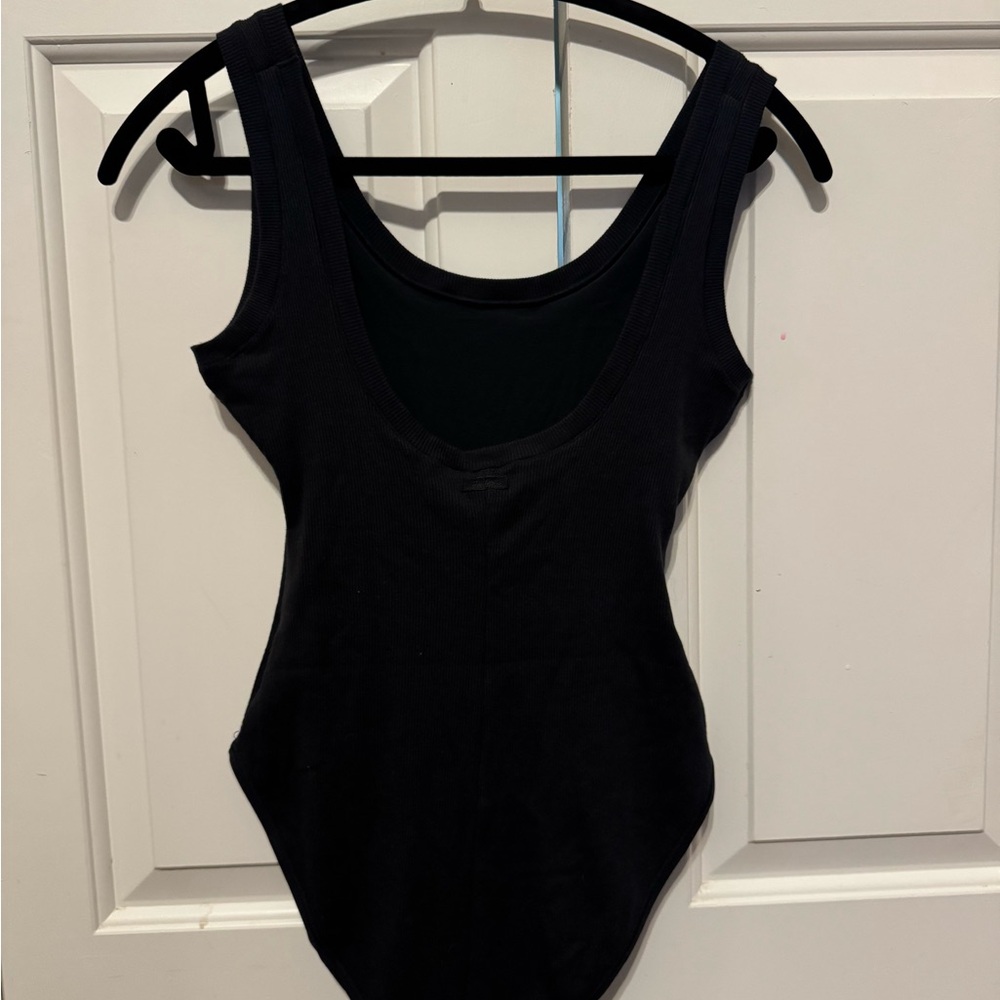 SKIMS Black Low Back Bodysuit